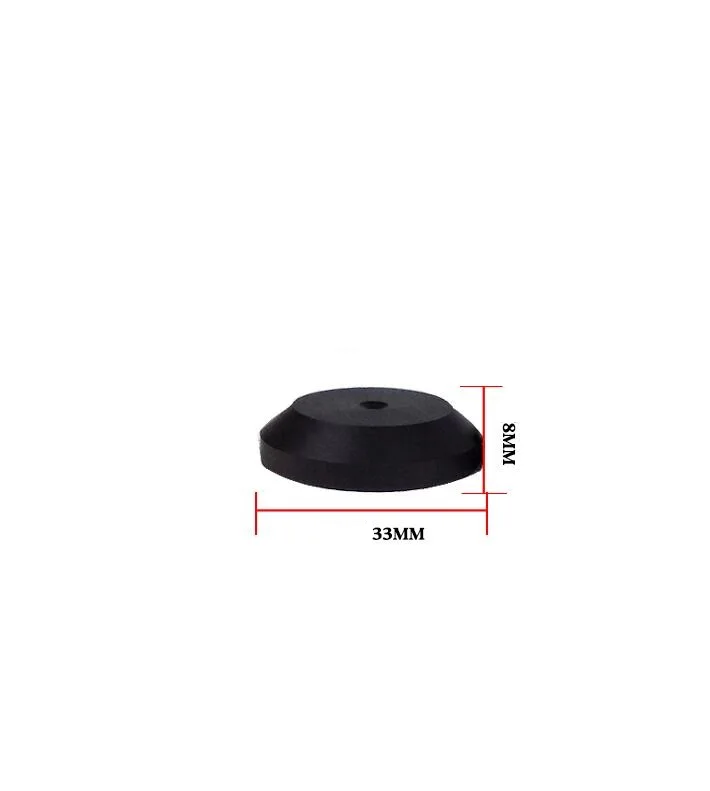 8 шт./лот эбенового дерева Динамик Спайк основание колодки CD усилитель изоляции HIFI напольная подставка ноги 33 мм