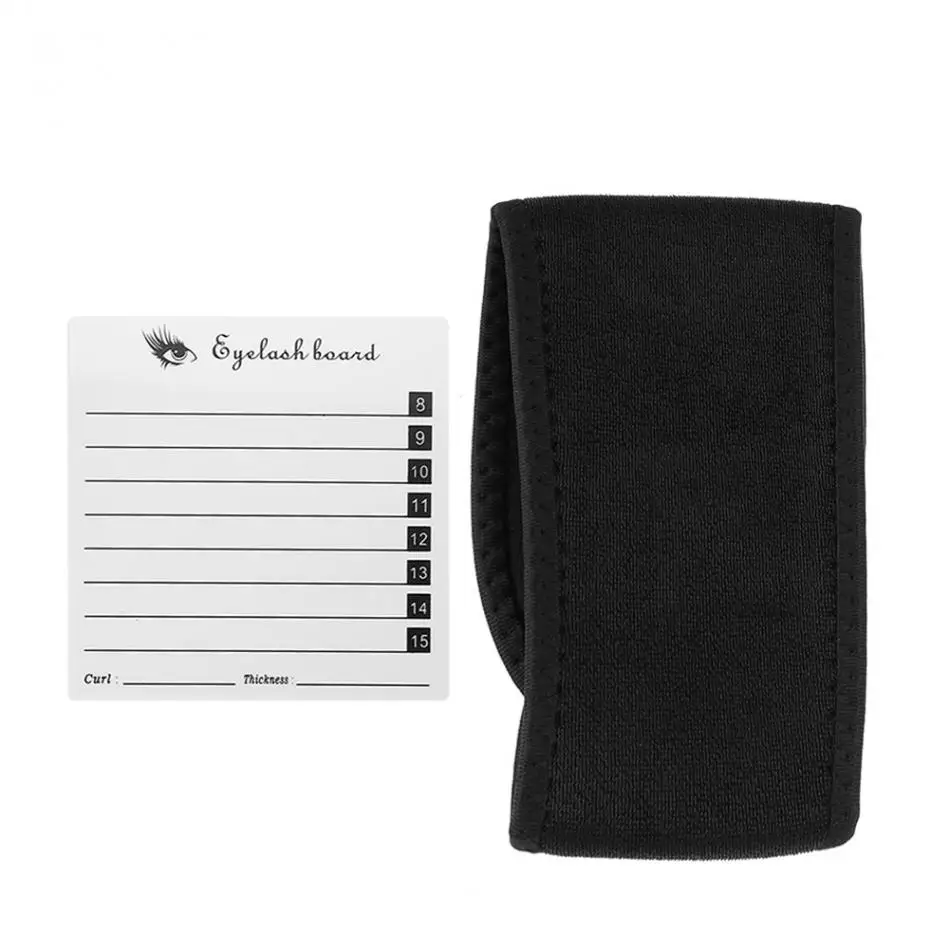 8-15mm Handheld Oversized Grafting individual Eyelashes Stand Strip Eyelashes Extension with Scale Makeup tool