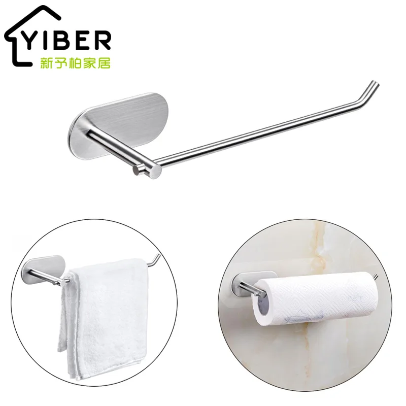 Стойки для полотенец самоклеющийся держатель хранения из нержавеющей стали