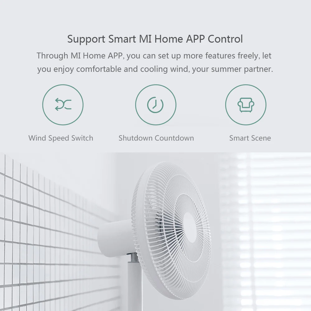 Xiaomi Mijia DC Частота напольный вентилятор переменной скорость инвертор экономии электроэнергии умный напольный вентилятор умный Mute
