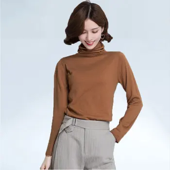 

Autumn Winter 100% Cashmere Sweater Pullover Women 2019 Fashion Large size Knitted Sweater Women Solid color Short Sweater