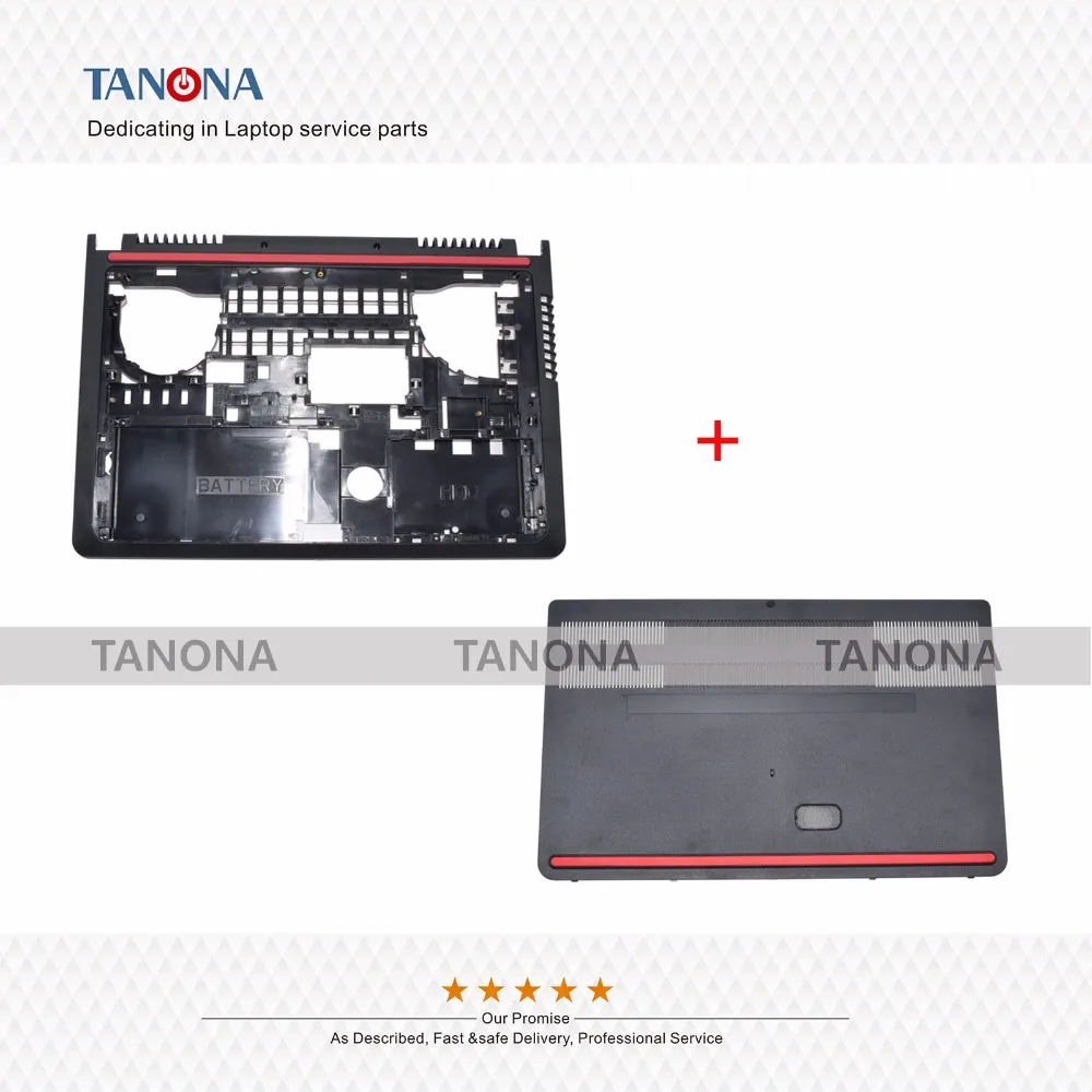 Чехол для ноутбука Dell Inspiron 15-7000 7557 7559 Нижняя крышка корпуса+ большая дверь HDD крышка 0T9X28, T9X28, 0 CJFXG, CJFXG