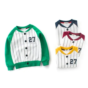 

Children Boys Jackets Coats 2019 New Autumn Spring Clothes Kids Jacket Outwear Baseball Coat Children Boys Outwear New 2-7 Years