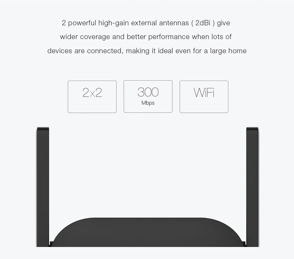  Xiaomi Wifi Amplifier Pro Router 300M 2.4G Repeater Network Expander Range Extender Roteader Mi Wir - 32960749076