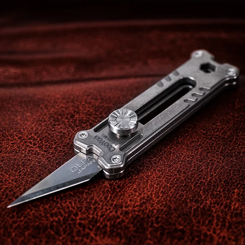 

CooYoo Titanium alloy tool mini EDC multifunction tool knife telescopic wallpaper cutter