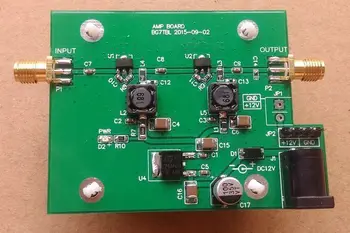 

NEW 1PC 10M-3.5GHz 0.5W 27DB Signal Power Amplifier for Signal Source HF radio AMP