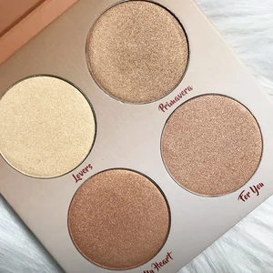 Aurelife 4 цвета бронзатор & маркер Glow тень Макияж комплект читая Макияж Палитры Уход за кожей лица Контур Радуга Выделите мягкие - изображение