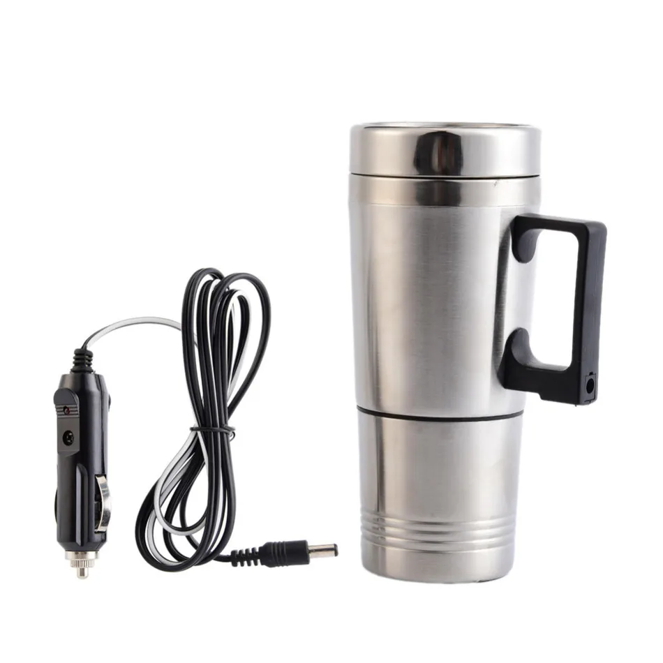 300ml Car Based Heating Stainless Steel Cup Kettle Travel Trip Coffee Tea Heated Mug Motor Cigarette Lighter Plug 300ml Car Based Heating Stainless Steel Cup Kettle Travel Trip Coffee Tea Heated Mug Motor Cigarette Lighter Plug