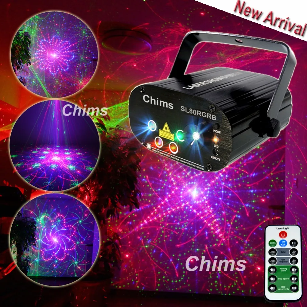 Chims المرحلة ضوء RGB ديسكو الليزر 96 نمط ضوء الليزر DJ أضواء Led تأثير الملونة حزب العارض عرض ليزر عيد الميلاد الموسيقى بار Chims المرحلة ضوء RGB ديسكو الليزر 96 نمط ضوء الليزر DJ أضواء Led تأثير الملونة حزب العارض عرض ليزر عيد الميلاد الموسيقى بار