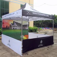 Логос напечатал 3 м x 3 алюминиевая прутковая заготовка шкива синхронизации: Мгновенный козырек от солнца/складной навес для защиты от солнца/тент-беседка/раскладная беседка/шатер для вечеринок