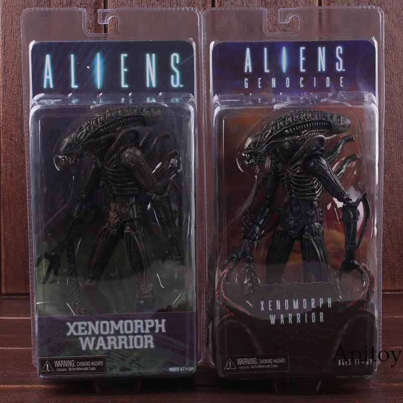 Инопланетянин NECA genodude серии Xenomorph Warrior черный желтый ПВХ Alien NECA Xenomorph фигурка Коллекционная модель игрушки