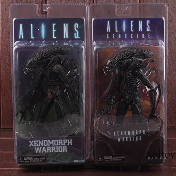 

NECA Aliens Genocide Series Xenomorph Warrior Black Yellow PVC Alien NECA Xenomorph Action Figure Collectible Model Toy