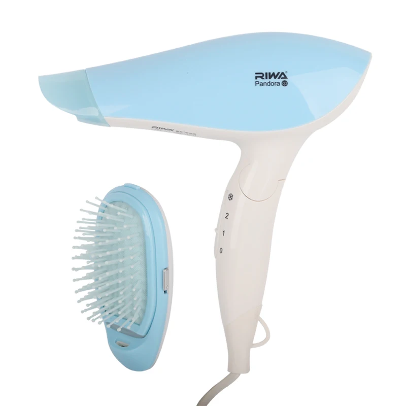 Negative Ions Foldable Hair Dryer 1200W Hair Styling Warm Cool Travel