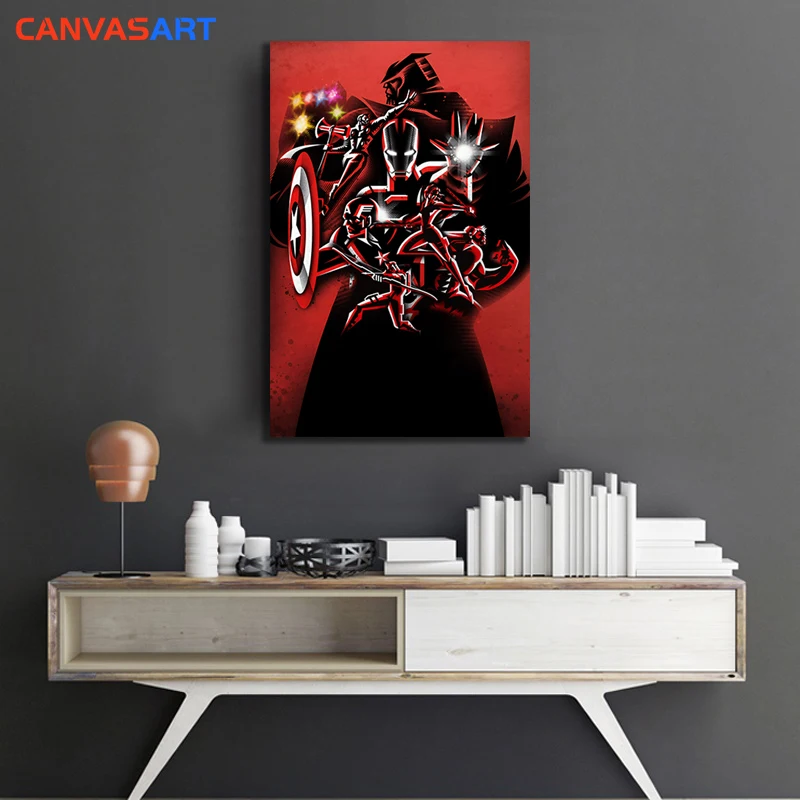 buy Canvas Art HD Pictures Japanese Artist Designs Marvel Comics Wall Art Posters Wall Pictures for Living Room Painting By Numbers