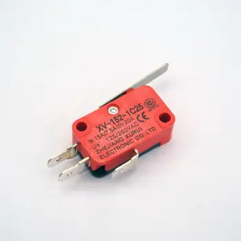 

152-1C25 SPDT NO+NC Miniature Micro Switch Straight Lever Bolt Terminal Type
