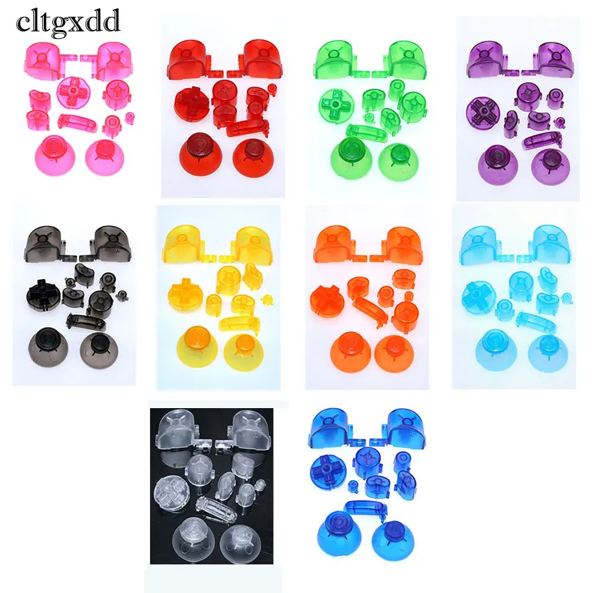 cltgxdd 1set Analog Stick Cap Buttons Keypads Y X A B Z Buttons for Nintend Gamecube controller- Joystick