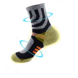 Новинка 5 пар/лот высокое качество хлопок утолщенные мужские носки удобные быстросохнущие носки мужские Coolmax носки зимние носки