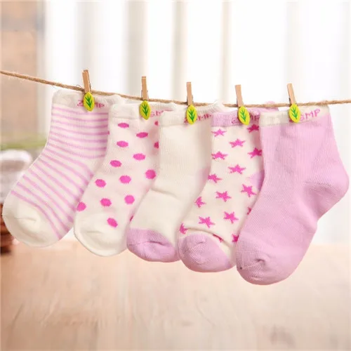 10 шт./лот = 5 пар), хлопковые детские Носки с рисунком животных, короткие носки для мальчиков и девочек, носки-тапочки для малышей, аксессуары для малышей - Цвет: purple star
