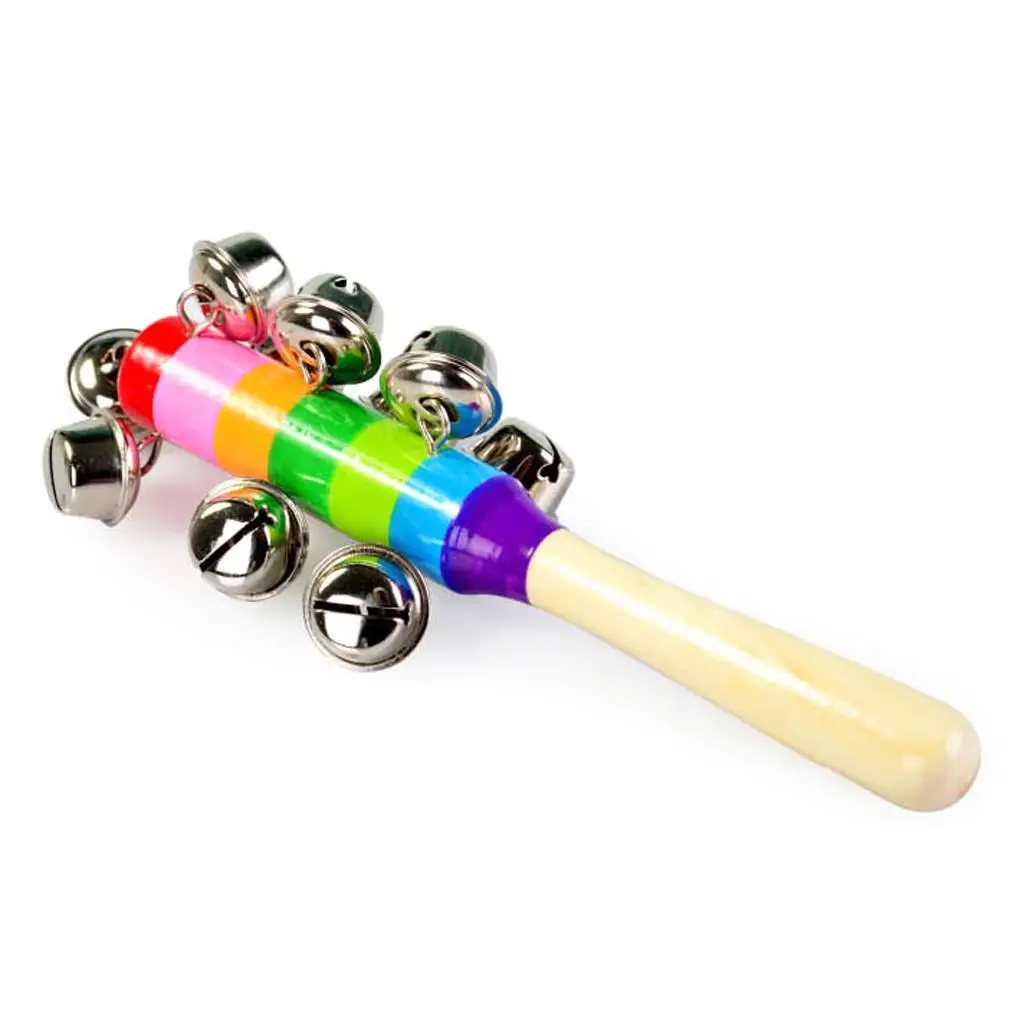1 шт. милые детские колокольчики новые детские развивающие игрушки кровать колокольчик подарок для ребенка Радужный цвет оптовая продажа