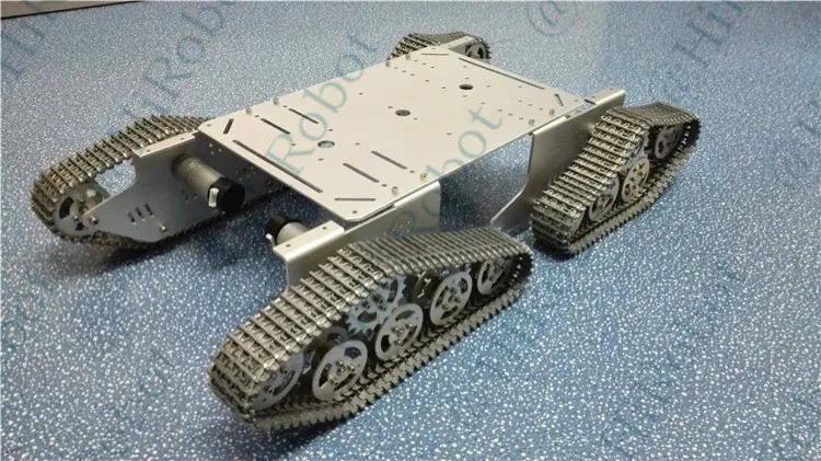 T900MT 4WD металлический бак, алюминий сплав рамки и колеса, металлический Трак, 4 шт. высокий крутящий момент двигатель, DIY, дистанционное управление развития