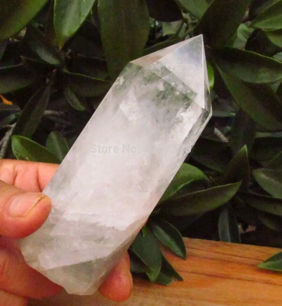 huij 0020 AAA NATURAL TRANSPARENT CLEAR QUARTZ CRYSTAL POINT Healing |