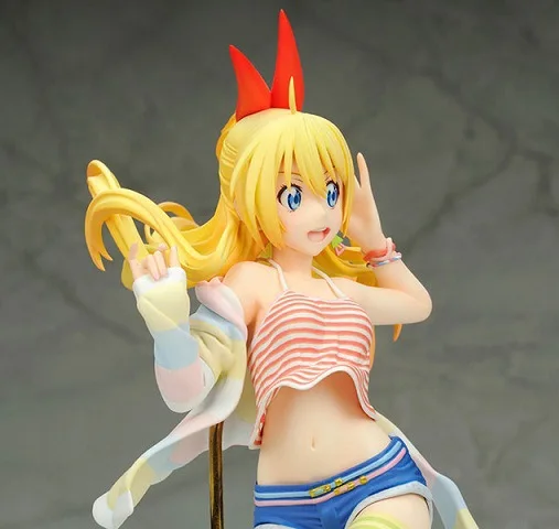 Новые горячие 23 см Miss big Kirisaki Chitoge Nisekoi фигурка игрушки коллекция Рождественский подарок кукла без коробки