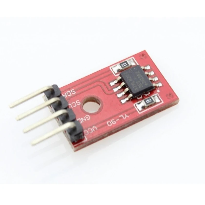 10 шт./лот AT24C02 модуль I2C интерфейс IIC EEPROM модуль смарт автомобиль синяя