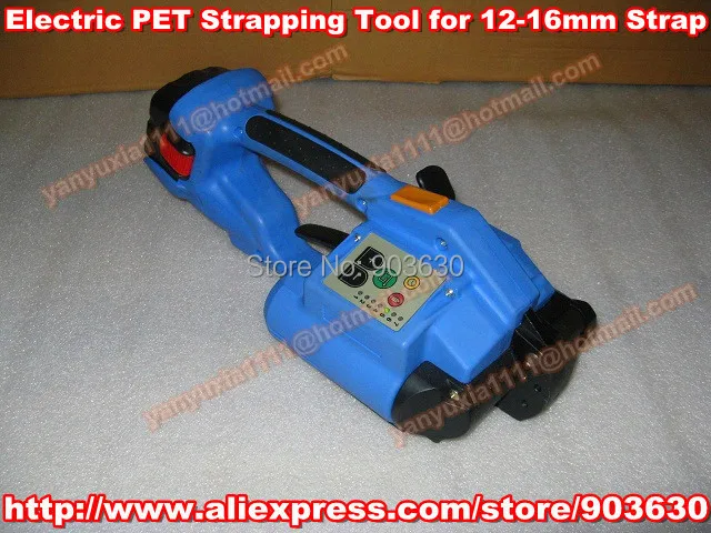 DD160 Battery Powered PET&PP Hand Strapping Tool,Sealless Tensioner/Sealer Combination,Plastic Strapping Friction Welding