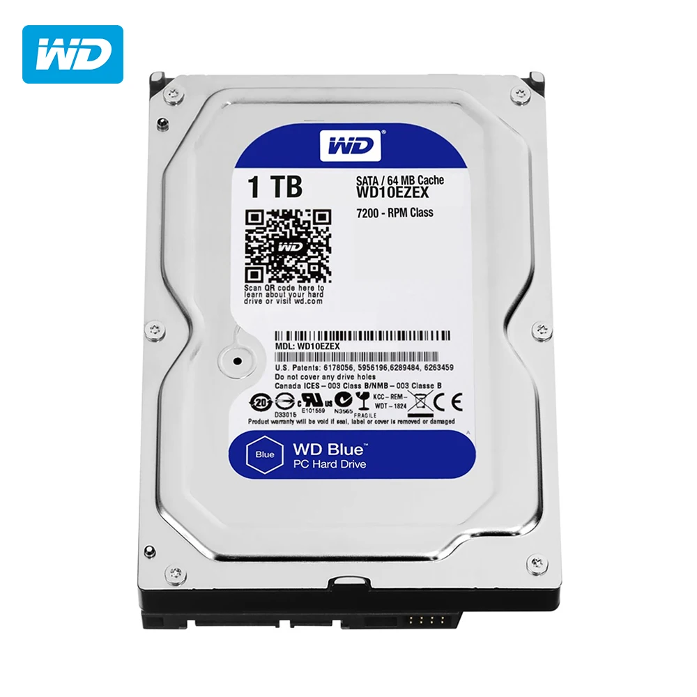 

WD - Western Digital Blue 1 TB Performance Hard Drive 3.5 '' 7200 RPM Serial ATA III 64 MB Hard Drive