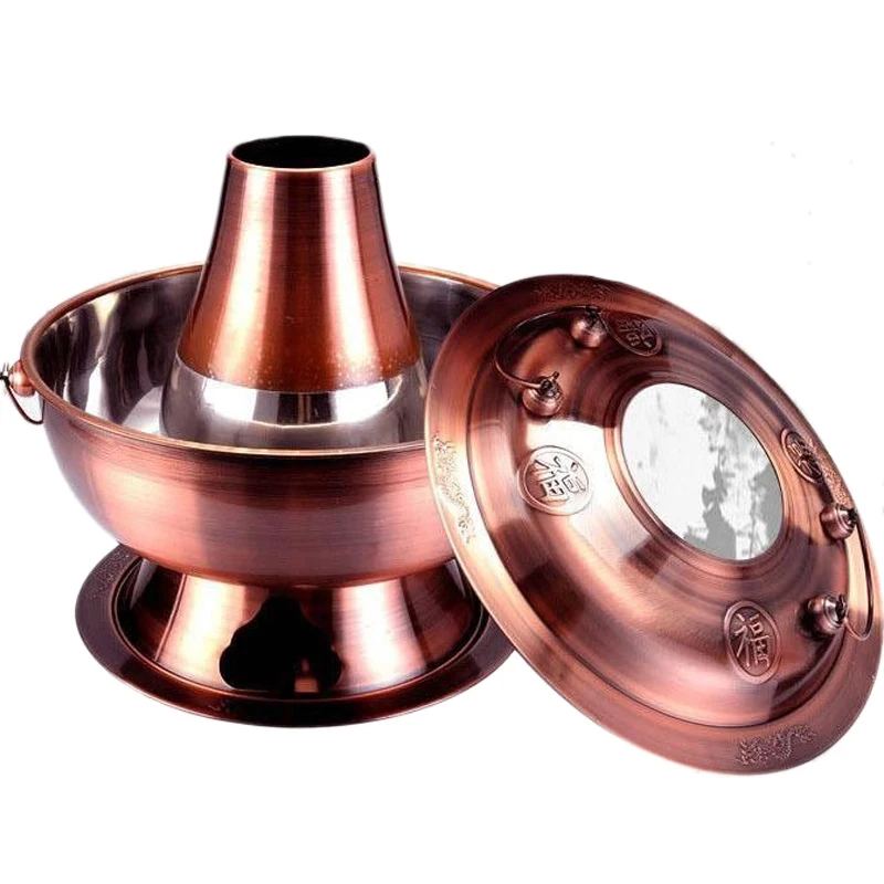 Stainless Steel Classic Hot Pot Stove/Charcoal Grills/Diy Food Heating