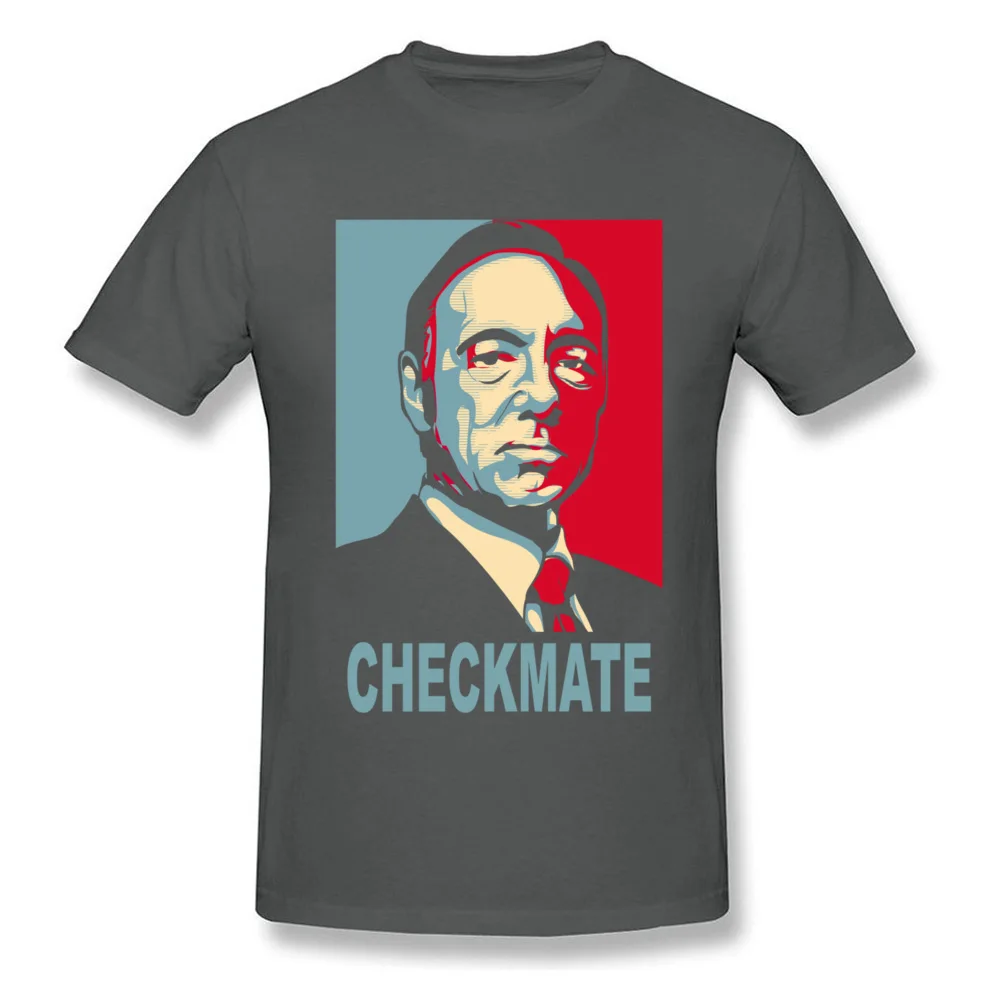 House of Checkmate Men Brand New Simple Style Tops Tees Crew Neck Father Day Pure Cotton T-shirts Group Short Sleeve T-Shirt House of Checkmate carbon