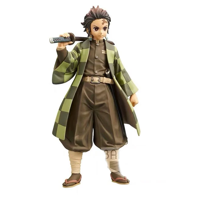 В наличии Banpresto Demon Slayer Kimetsu no Yaiba рисунок Tanjirou Kamado модель фигурки Куклы|Игровые и