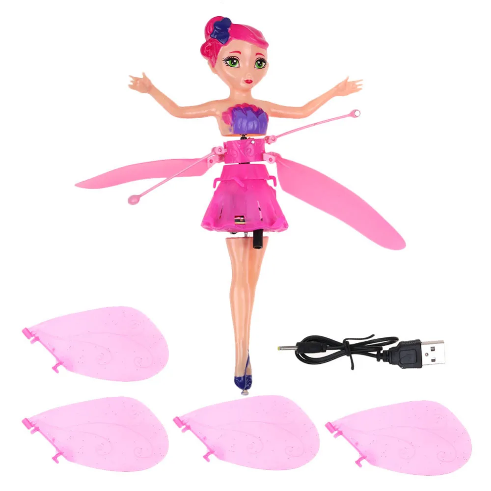 FUN TO PLAY 2018 New Cute Flying Fairy Infrared Induction Control