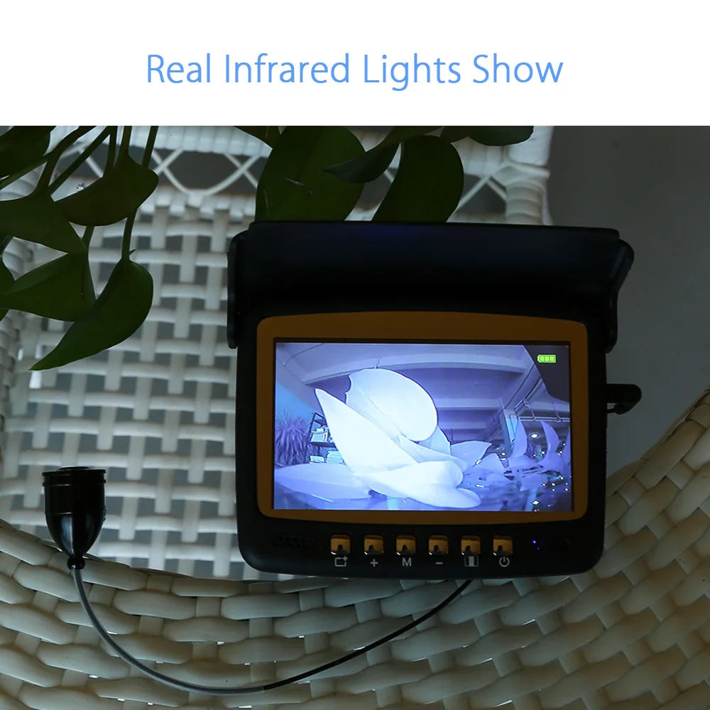 Eyoyo الأصلي 15 متر صياد السمك الصيد تحت الماء كاميرا Fishfinder 4.3 \