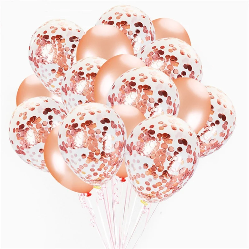 

20pcs 12inch Confetti Balloons Rustic Wedding Bachelorette Table Decorations Kids Birthday Adult Hen Party Supplies Baby Shower