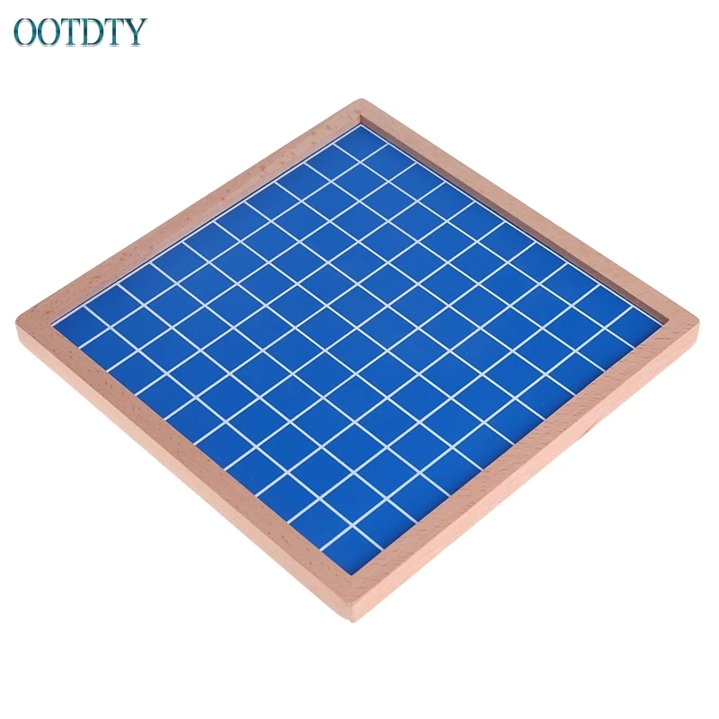 1 Set Wooden Montessori Hundred Board Math 1 to 100 Consecutive Numbers Counting Toy #330