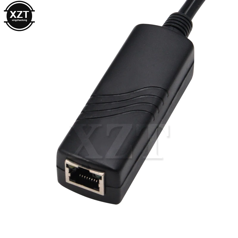Новый RJ45 кабель адаптер POE переключатель сплиттер инжектор DC 48V до 12V / 5V сепаратор