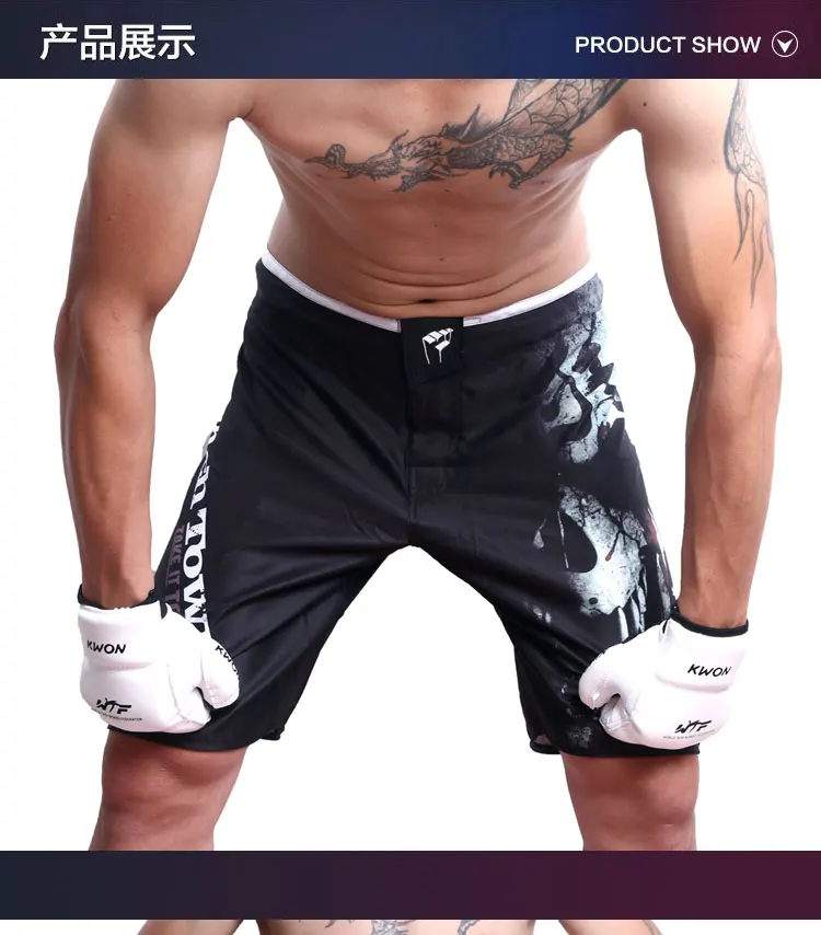MMA шорты боксерские трусы Kick боксерские трусы muay thai шорты для борьбы для мужчин