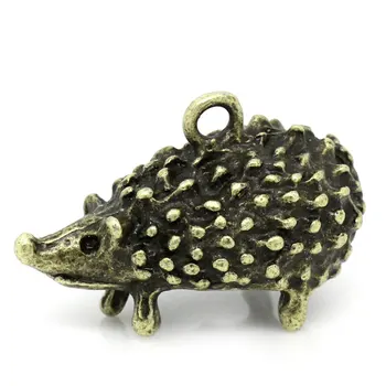 

10Pcs Metal Charm Pendants Hedgehog Animal Breloque Bronze Tone 25x21mm(1"x 7/8")