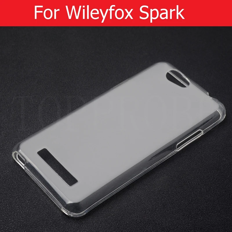 Оригинальный Мягкий силиконовый чехол для wileyfox spark мягкий plus прозрачный из ТПУ +