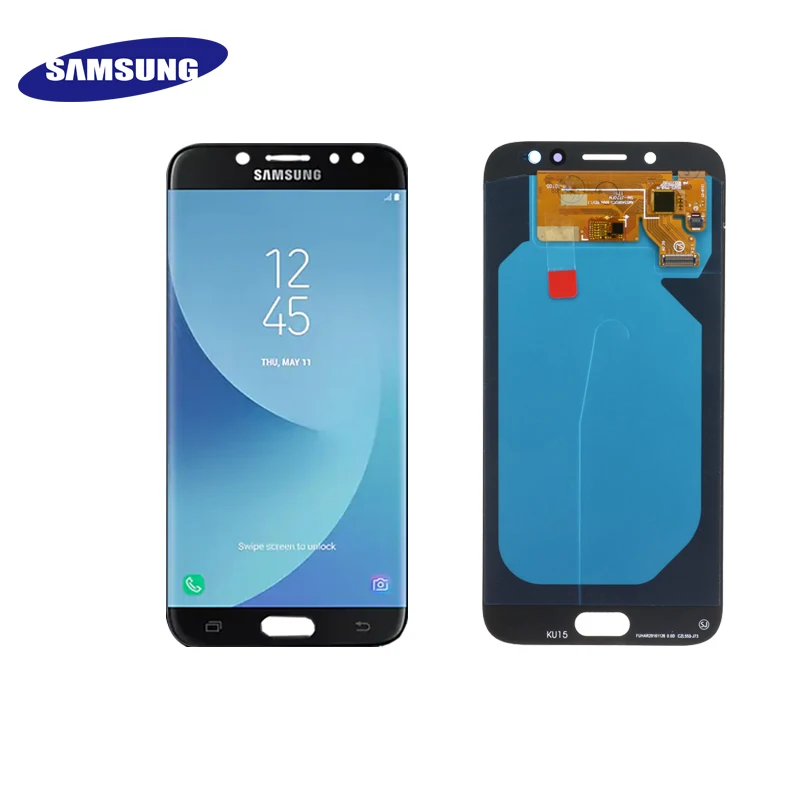 5,5 ''OLED дисплей для SAMSUNG Galaxy J7 Pro J730 lcd для SAMSUNG J7 дисплей сенсорный экран дигитайзер J730F тест