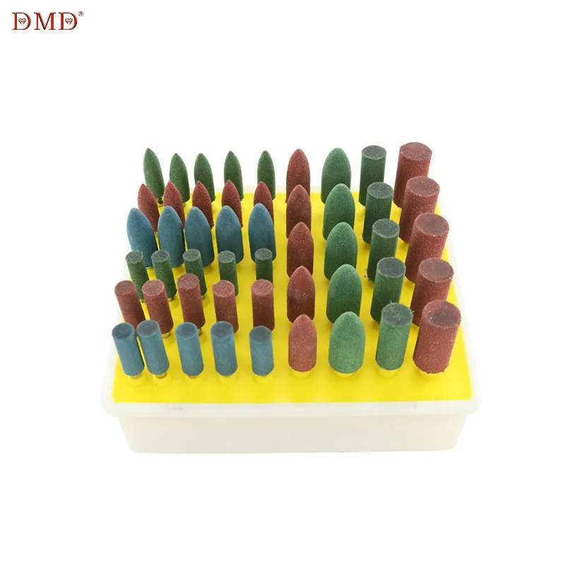 DMD Rubber Grinding Head Set Use for Polished Jade Agate Carving Tools Emerald Polishing Red and Green Abrasive Tools 50pcs/set DMD Rubber Grinding Head Set Use for Polished Jade Agate Carving Tools Emerald Polishing Red and Green Abrasive Tools 50pcs/set