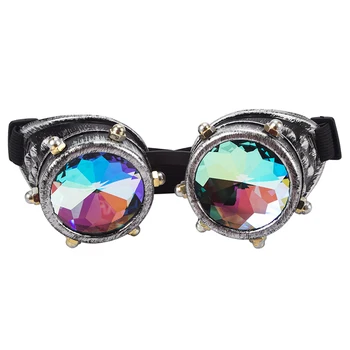 Man Woman Steampunk Goggles Sunglasses Vintage Cool Goggles gothic Goggles Colorful Lens Eyewear 5