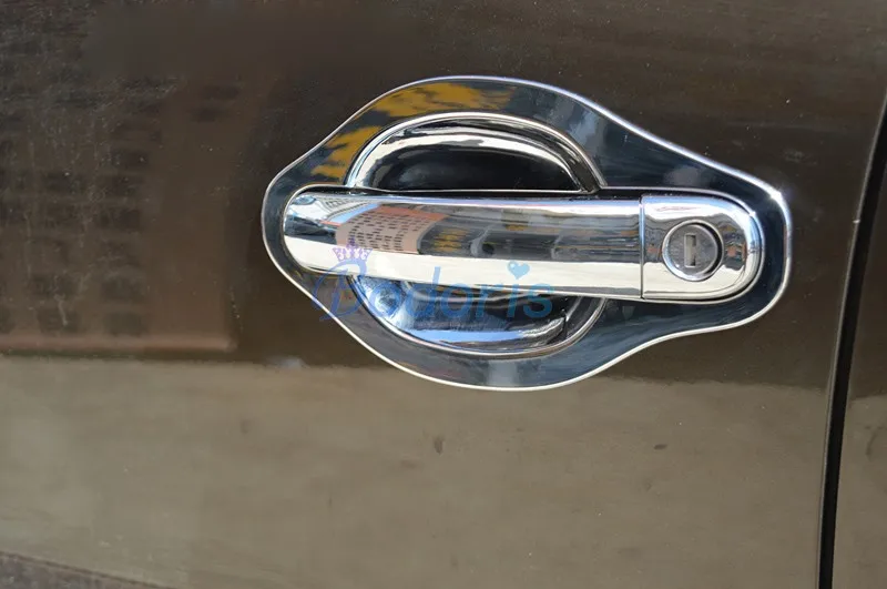 Автомобильный Стайлинг дверная ручка крышки чаша вставка Панель 2009 2010 2011 2012 2013 для Volkswagen VW Tiguan аксессуары