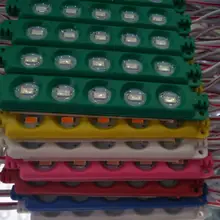 100 шт 5730 СВЕТОДИОДНЫЙ модуль DC12V 5 светодиодный s водонепроницаемый уличный фонарь Подсветка для афиши белый, красный, синий, зеленый