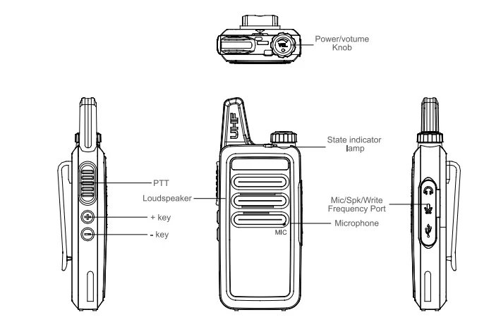 2 шт. Новинка verion BF-R5 baofeng R5 двухстороннее радио портативная рация CB радиостанция коммуникатор радиоприемник