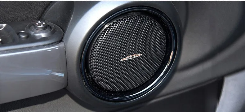 Metal Mini JCW Stickers Emblems Interior Car Stickers for Mini Cooper Countryman JCW F56 R56 Accessories Car-styling (7)