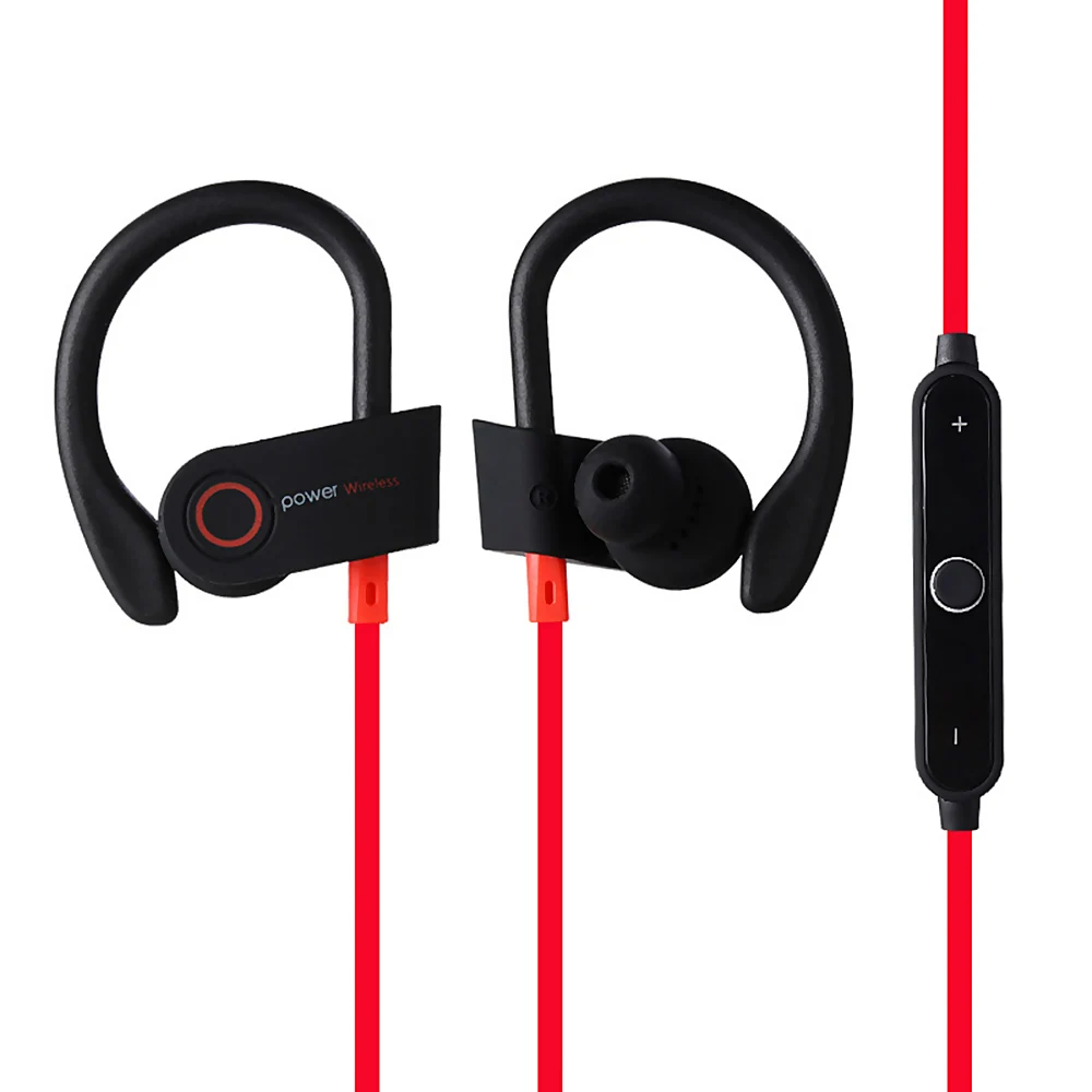 2019 Chineon Waterproof Sweatproof Wireless Bluetooth In Ear Sport Headphone Headset with Mic