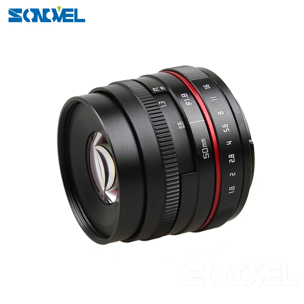 Новинка 50 мм f/1 8 Φ F1.8 объектив камеры для Olympus Panasonic M43 MFT EP5 OMD EM5 Mark II Φ|lens for olympus|50mm