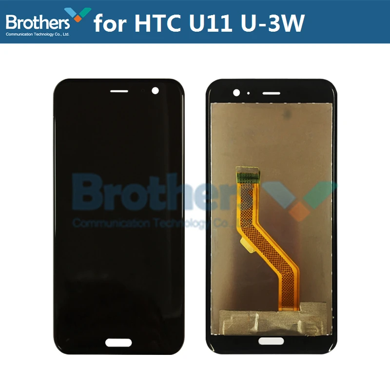 Ceny Ekran LCD do HTC U11 U 3W wyświetlacz LCD z ramką przycisk dotykowy Digitizer do HTC U11 montaż LCD 5.5 wymiana góry
